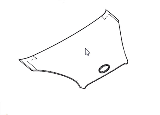 Variklio dangtis Microcar M8