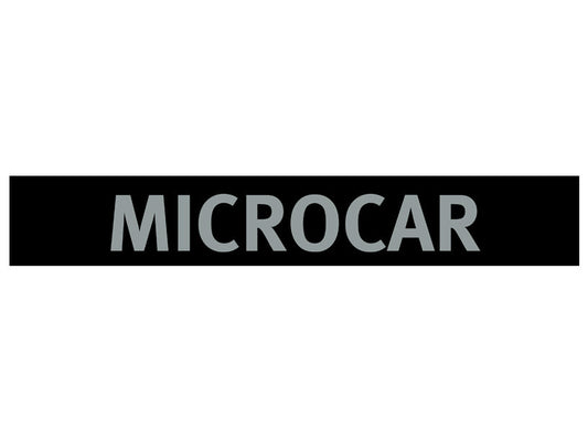 Priekinio bamperio lipdukas Microcar